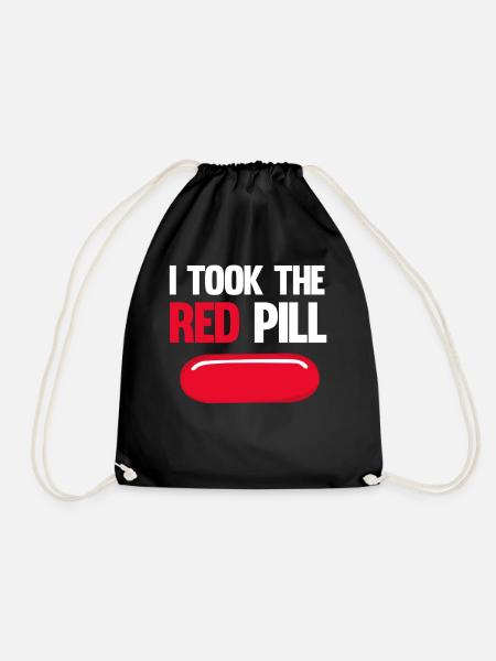 The Red Pill Conspiracy Theory Documentaries Belie - Turnbeutel - Schwarz