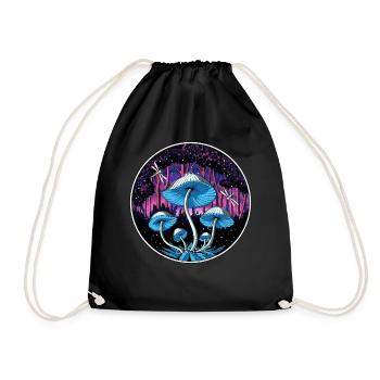 Magic Mushroom Fantasy Trip - Turnbeutel - Schwarz - Vorne