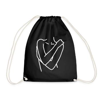 Embrace Yourself Design Feminist - Drawstring Bag - black - Front