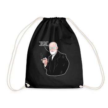 Your Mother - Funny Psychology & Psychologists - Drawstring Bag - black - Front