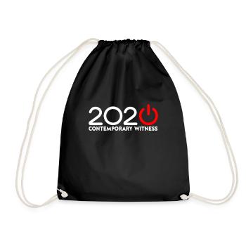 Témoin contemporain du coronavirus 2020 - Sac de sport léger - noir - Devant