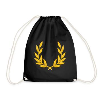 Laurel Wreath Victory Win Sport Golden Victory Victoires - Sac de sport léger - noir - Devant