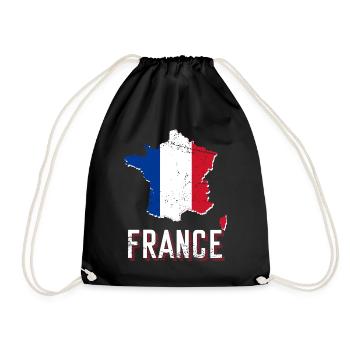 France - Sac de sport léger - noir - Devant