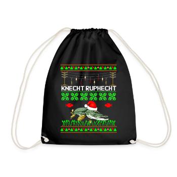 KNECHT RupHECHT - Turnbeutel - Schwarz - Vorne
