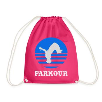 parkour - Turnbeutel - Fuchsia - Vorne
