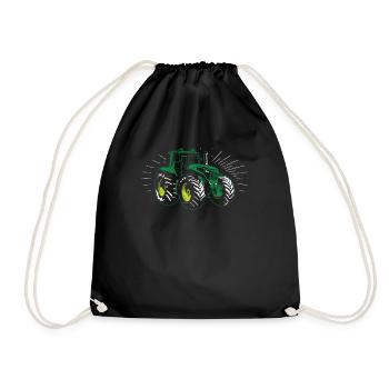 tracteur - Sac de sport léger - noir - Devant
