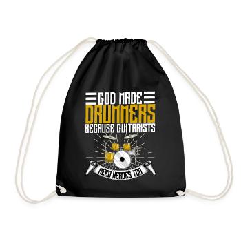 Tambours - Sac de sport léger - noir - Devant