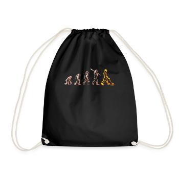 Evolution des détecteurs de métaux - Sondes et chasseurs de trésors - Sac de sport léger - noir - Devant