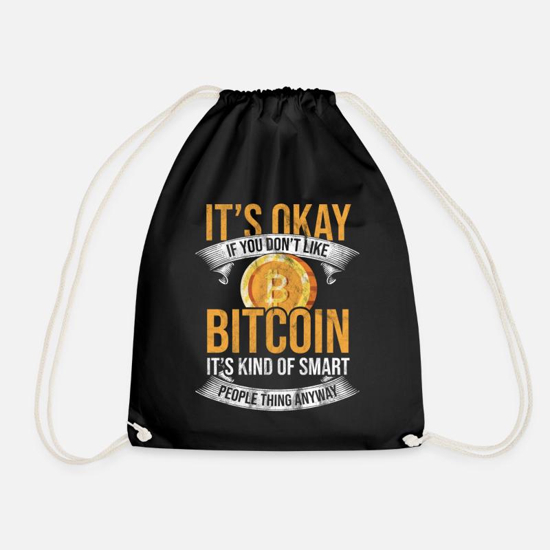 Bitcoin Blockchain Currency Litecoin Crypto Börse - Turnbeutel - Schwarz