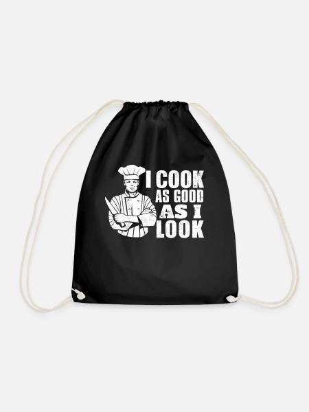 Cuisinier cuisinier cuisinier chef cuisinier - Sac de sport léger - noir