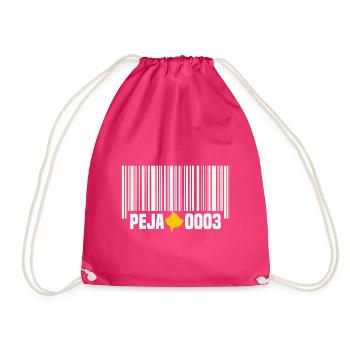Peja Kosovo 03 gift for men - Drawstring Bag - fuchsia - Front