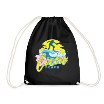 Cocoa Beach - Drawstring Bag - black - Front