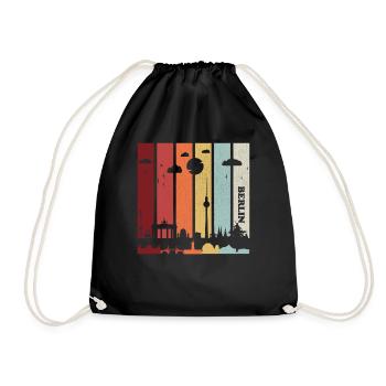Berlin Shirt Vintage Berlin - Sac de sport léger - noir - Devant