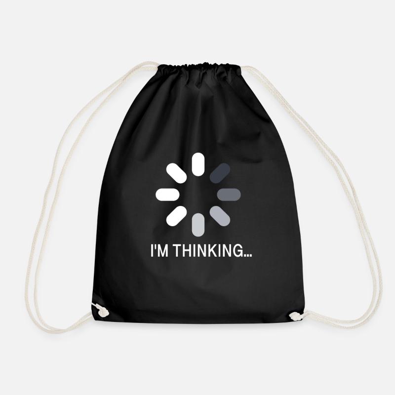 JE SUIS EN TRAIN DE PENSER - Sac de sport léger - noir