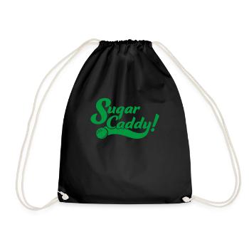 Suagr Caddy Golf Golfplatz - Turnbeutel - Schwarz - Vorne
