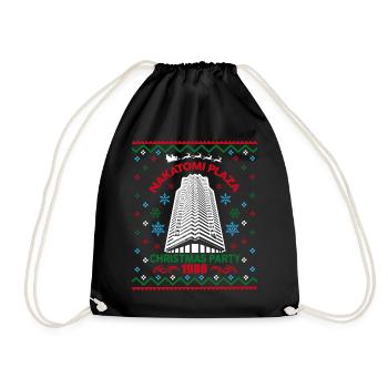 Nakatomi Plaza Christmas Party 1988 Ugly Christmas - Drawstring Bag - black - Front