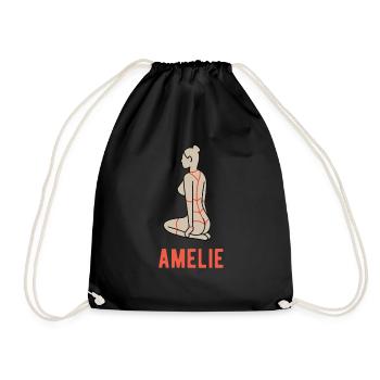 Amelie | Bondage | Sex | BDSM | Kinbaku | Shibari - Turnbeutel - Schwarz - Vorne