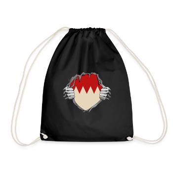 C'est dans mon ADN - Franconie Haute-Franconie Basse-Franconie - Sac de sport léger - noir - Devant