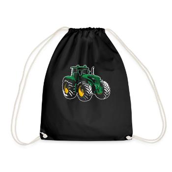 tracteur - Sac de sport léger - noir - Devant