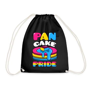 Pan Cake Pride Pansexual - Turnbeutel - Schwarz - Vorne