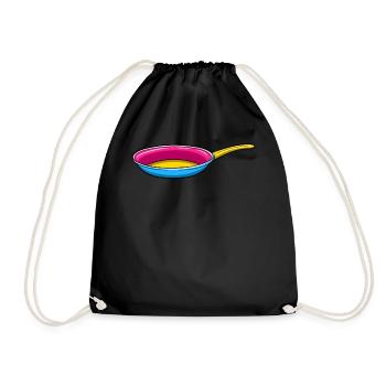 Pan Pansexual - Turnbeutel - Schwarz - Vorne