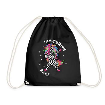 Jour des maladies rares, je suis quelqu'un de cadeau de chemise rare - Sac de sport léger - noir - Devant