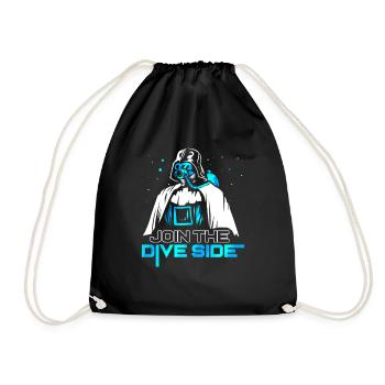 Drôle de plongée plongée sous-marine plongeur apnée - Sac de sport léger - noir - Devant