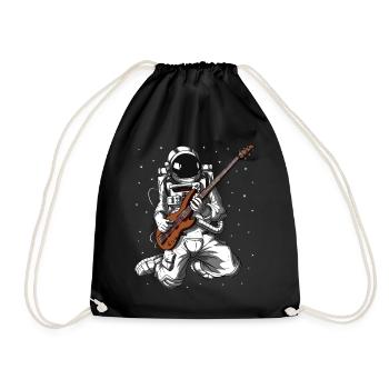 Bassiste astronaute - Sac de sport léger - noir - Devant