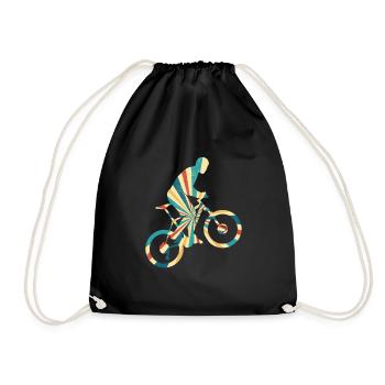 Vélo vintage - Sac de sport léger - noir - Devant