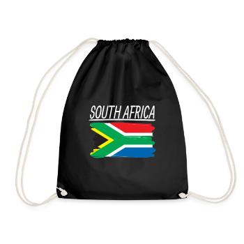 South Africa - Turnbeutel - Schwarz - Vorne