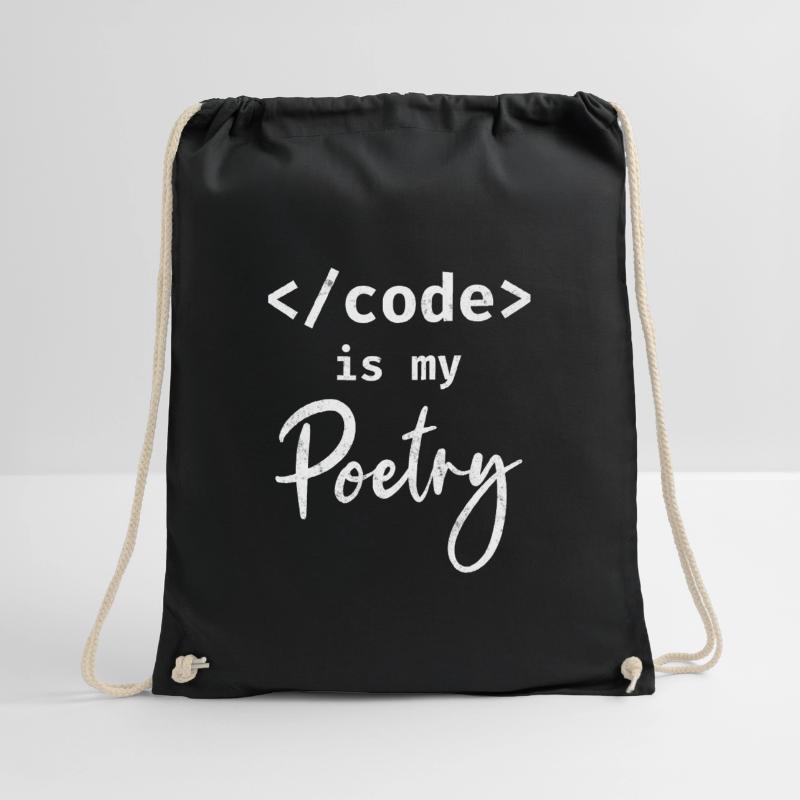 Code Is My Poetry Programmierer Coding Turnbeutel