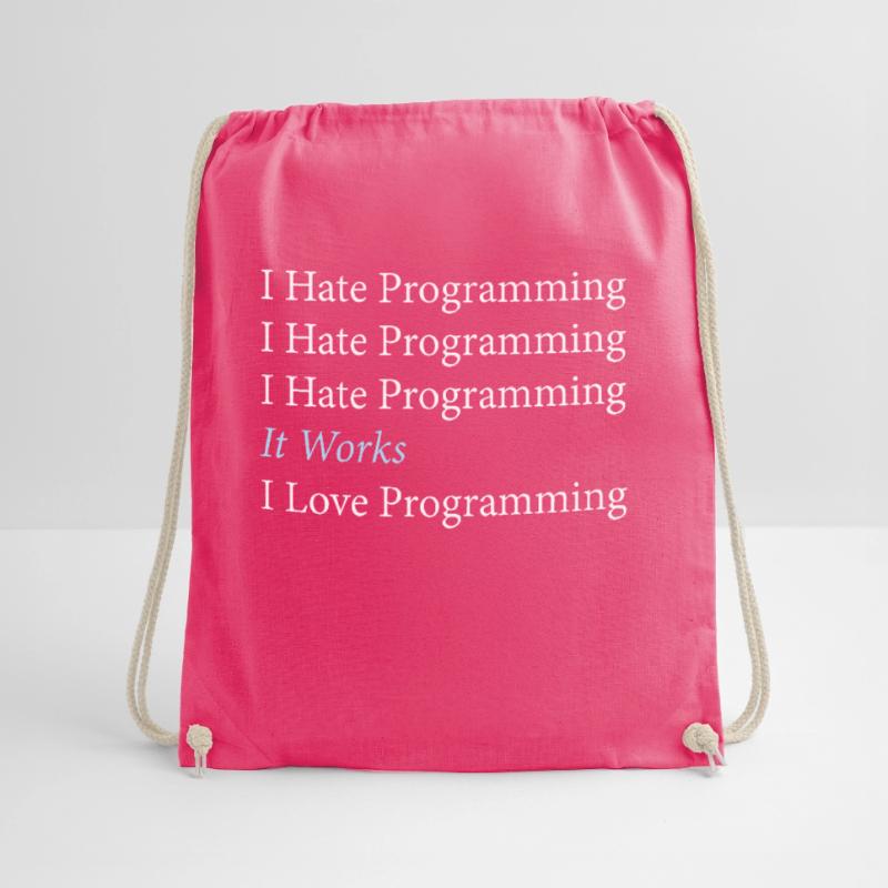 I Hate Programming Programmierer Coding Turnbeutel