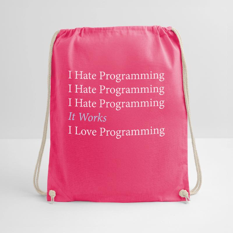Je déteste le codage du programmeur de programmation Sac de sport léger