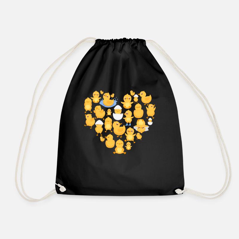 Poussin de canard - Sac de sport léger - noir