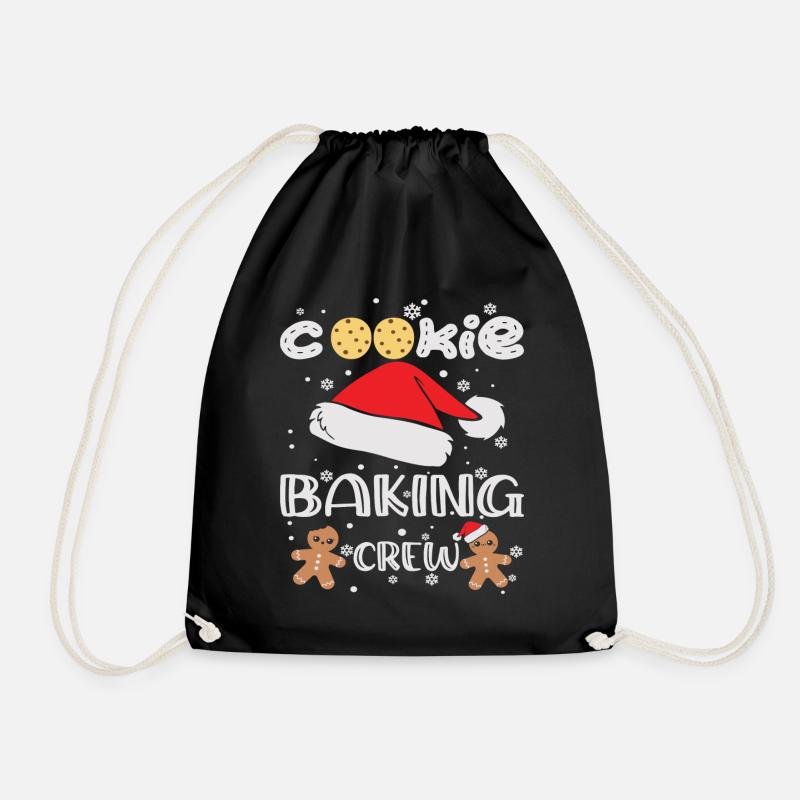 Cookie Baking Crew - Turnbeutel - Schwarz