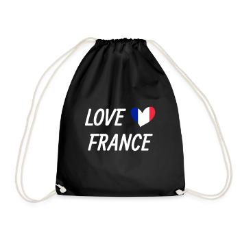 France - Sac de sport léger - noir - Devant