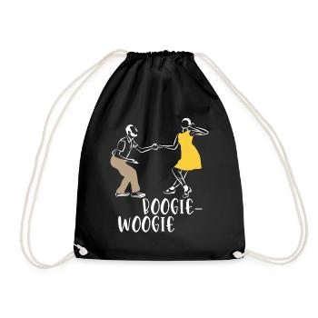 Boogie-Woogie - Turnbeutel - Schwarz - Vorne