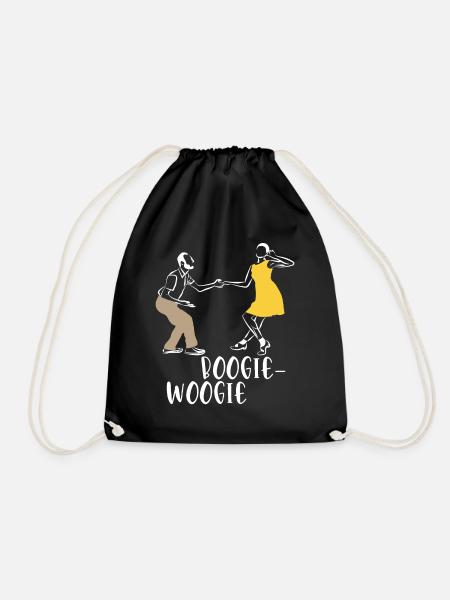 Boogie-Woogie - Turnbeutel - Schwarz