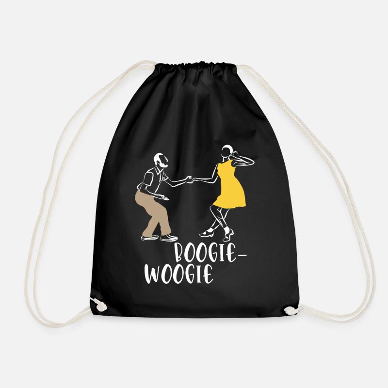 Boogie-Woogie - Turnbeutel - Schwarz