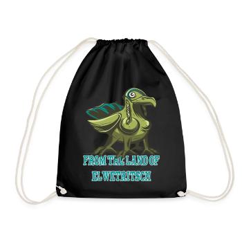 From the Land of Elwetritsch - Drawstring Bag - black - Front
