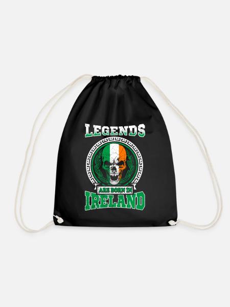 Les légendes naissent en Irlande - Sac de sport léger - noir