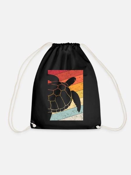 Just Girl Who Loves Turtles Shirt Cadeau Femme Mer - Sac de sport léger - noir