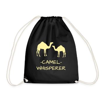 Chameau Whisperer - Sac de sport léger - noir - Devant