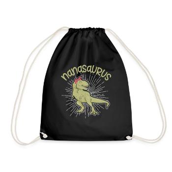 T-shirt Nanasaurus New Nana DIno Lover de - Sac de sport léger - noir - Devant