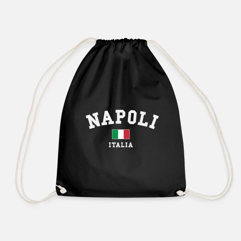 Naples Italie - Sac de sport léger - noir