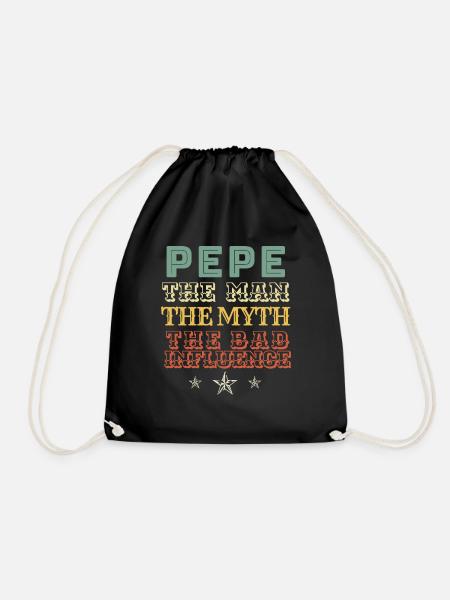 Soccer PEPE - Turnbeutel - Schwarz