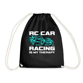 Conduire une voiture miniature est mon buggy radiocommandé - Sac de sport léger - noir - Devant