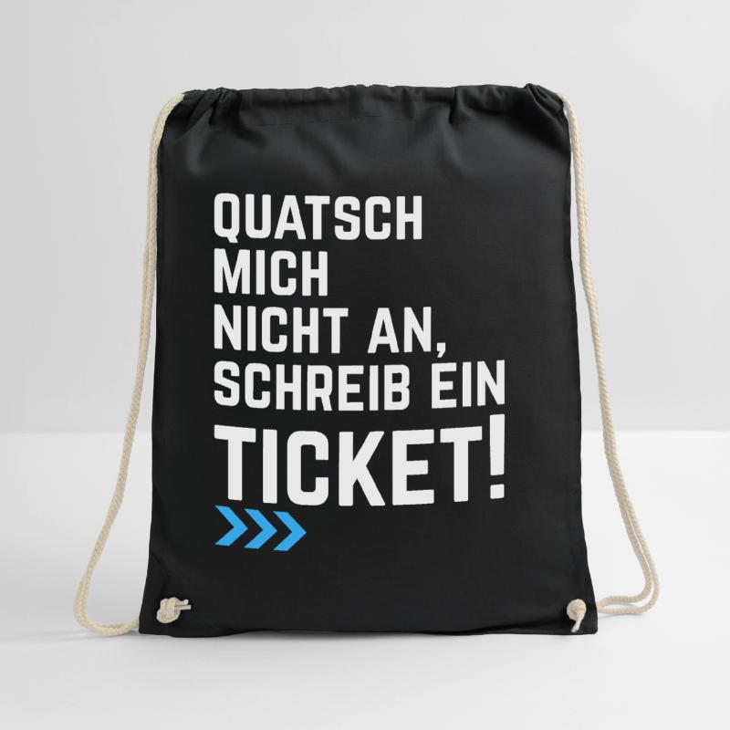 Informatiker IT Ticket Spruch Programmierer Turnbeutel