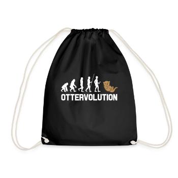 loutre - Sac de sport léger - noir - Devant