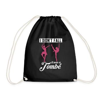 ballet - Drawstring Bag - black - Front